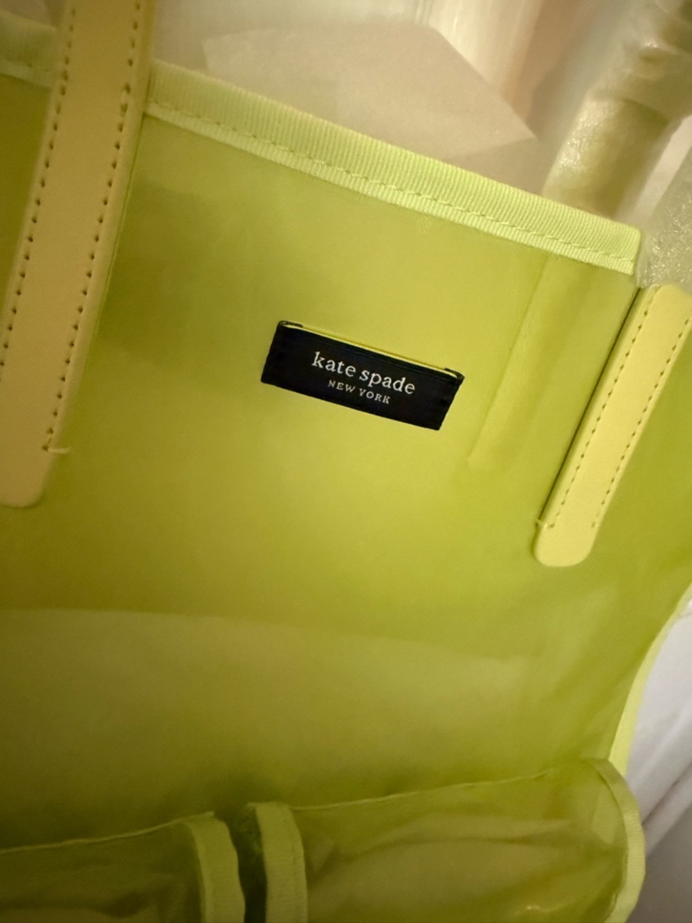 kate spade Bosc Pear Mesh Tote - Picture 6 of 12